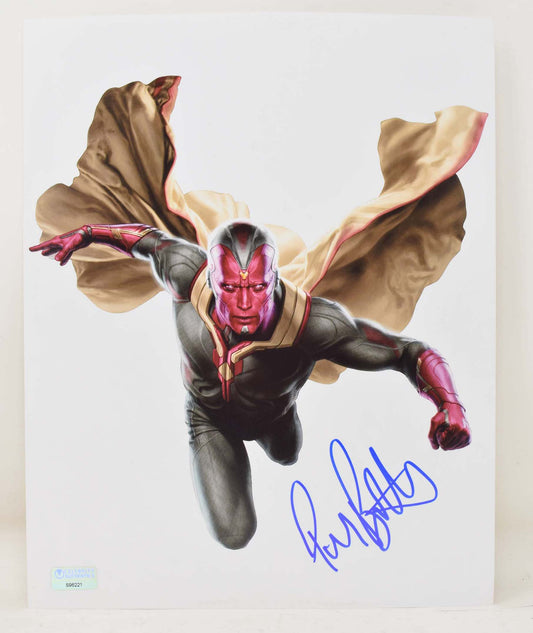 Paul Bettany Avengers Jarvis Vision Signed 8 x 10 Photo