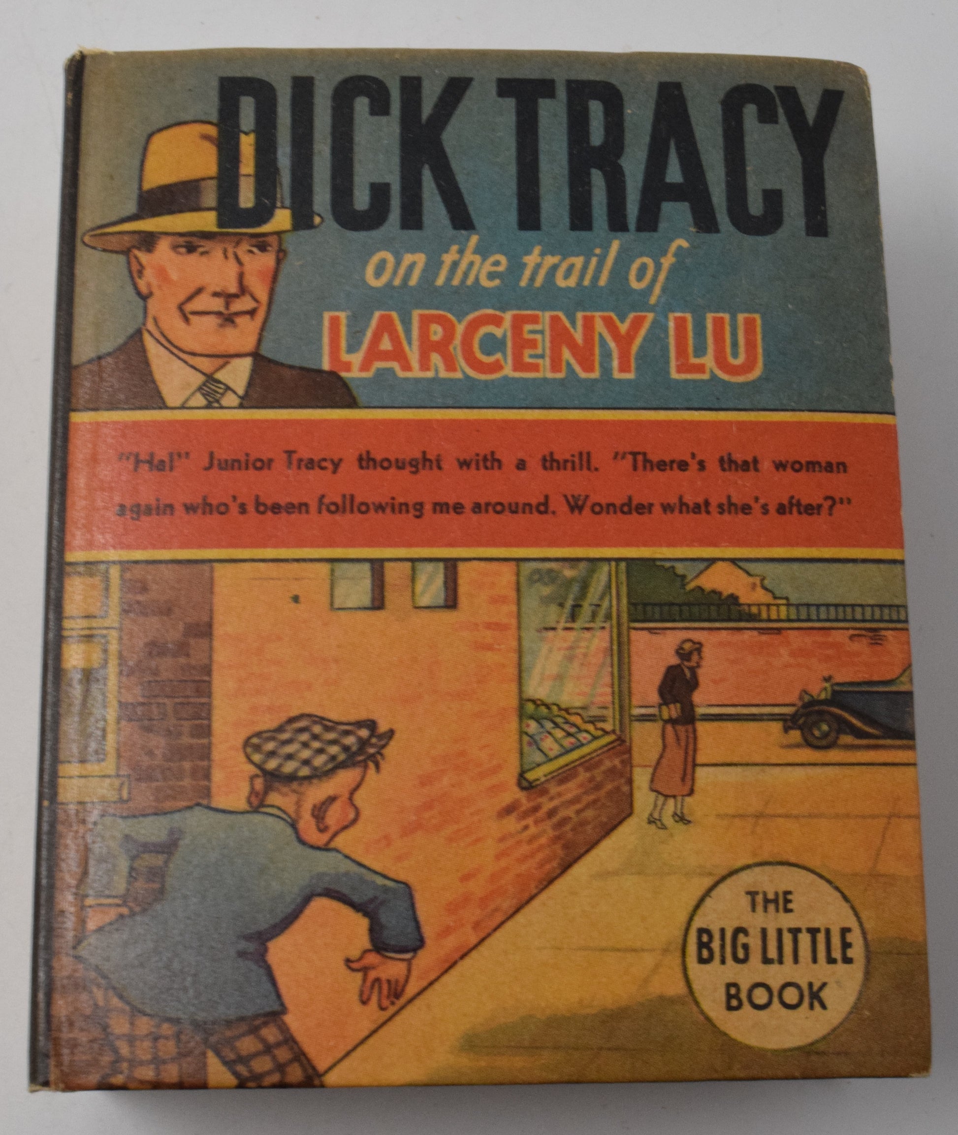 Dick Tracy On The Trail Of Larceny Lu 1170 Big Little Book Whitman 1935 VF - Golden Apple Comics