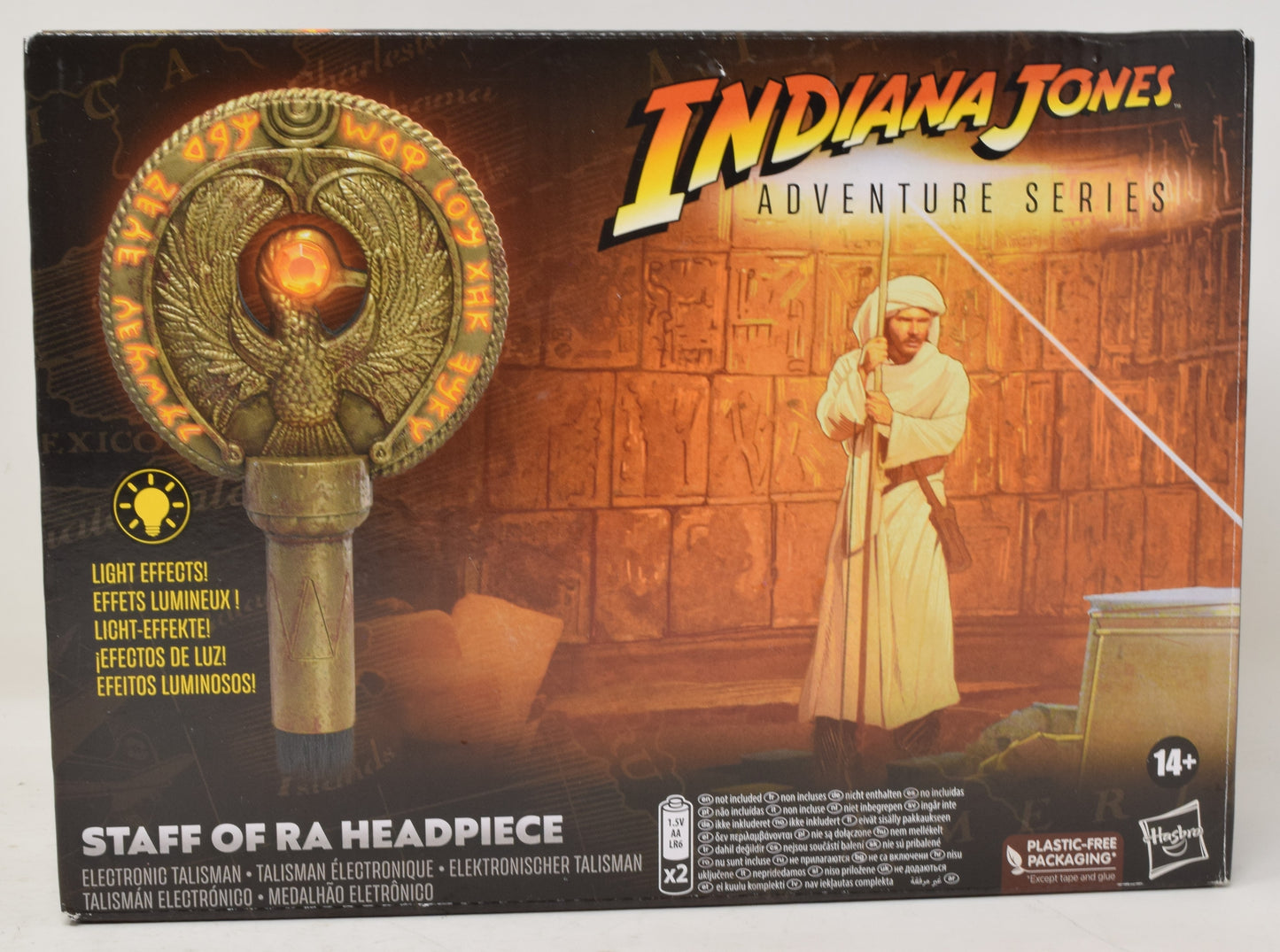 Indiana Jones Adventures Series Staff Of Ra Headpiece Hasbro