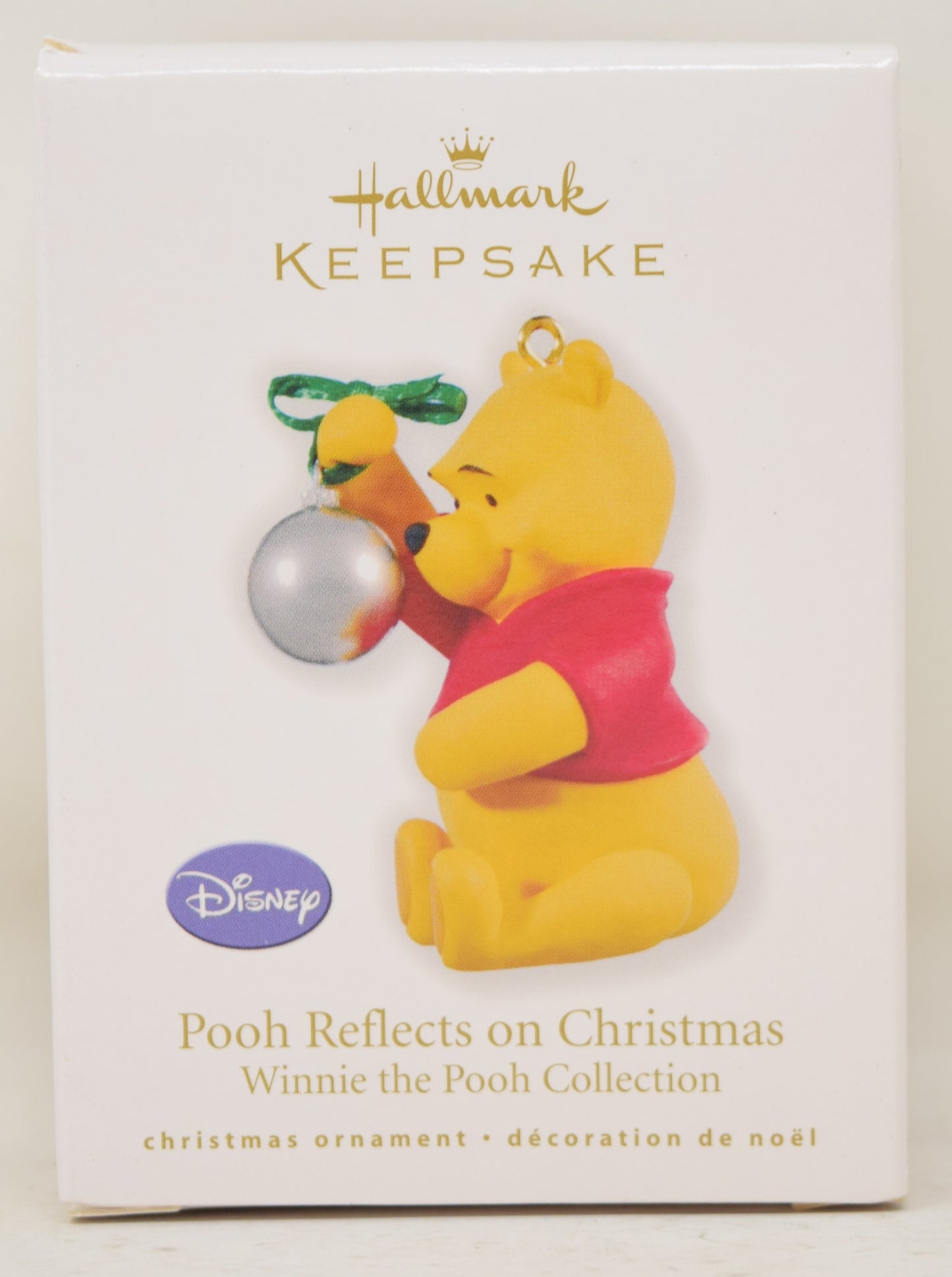 Hallmark Keepsake Ornament Winnie The Pooh Reflects On Christmas Tree 2011 NIB