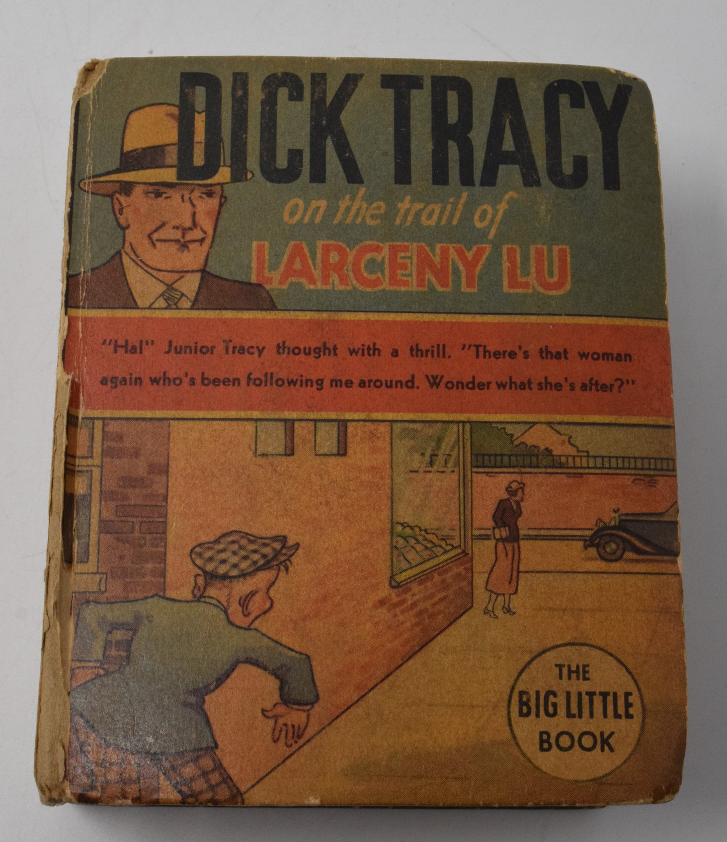 Dick Tracy On The Trail Of Larceny Lu 1170 Big Little Book Whitman 1935 GD VG - Golden Apple Comics