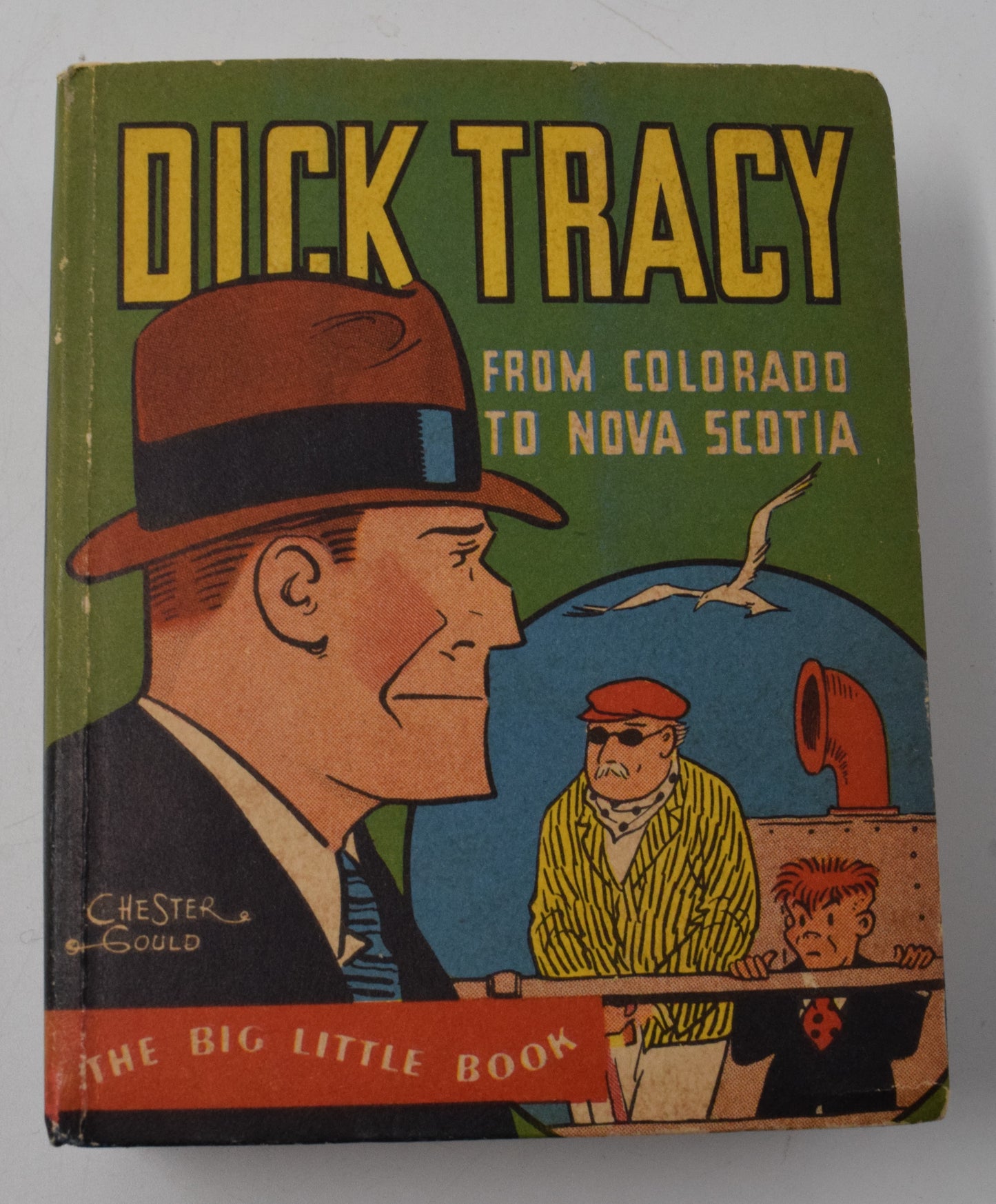 Dick Tracy From Colorado To Nova Scotia 749 Big Little Book Whitman 1933 VF - Golden Apple Comics