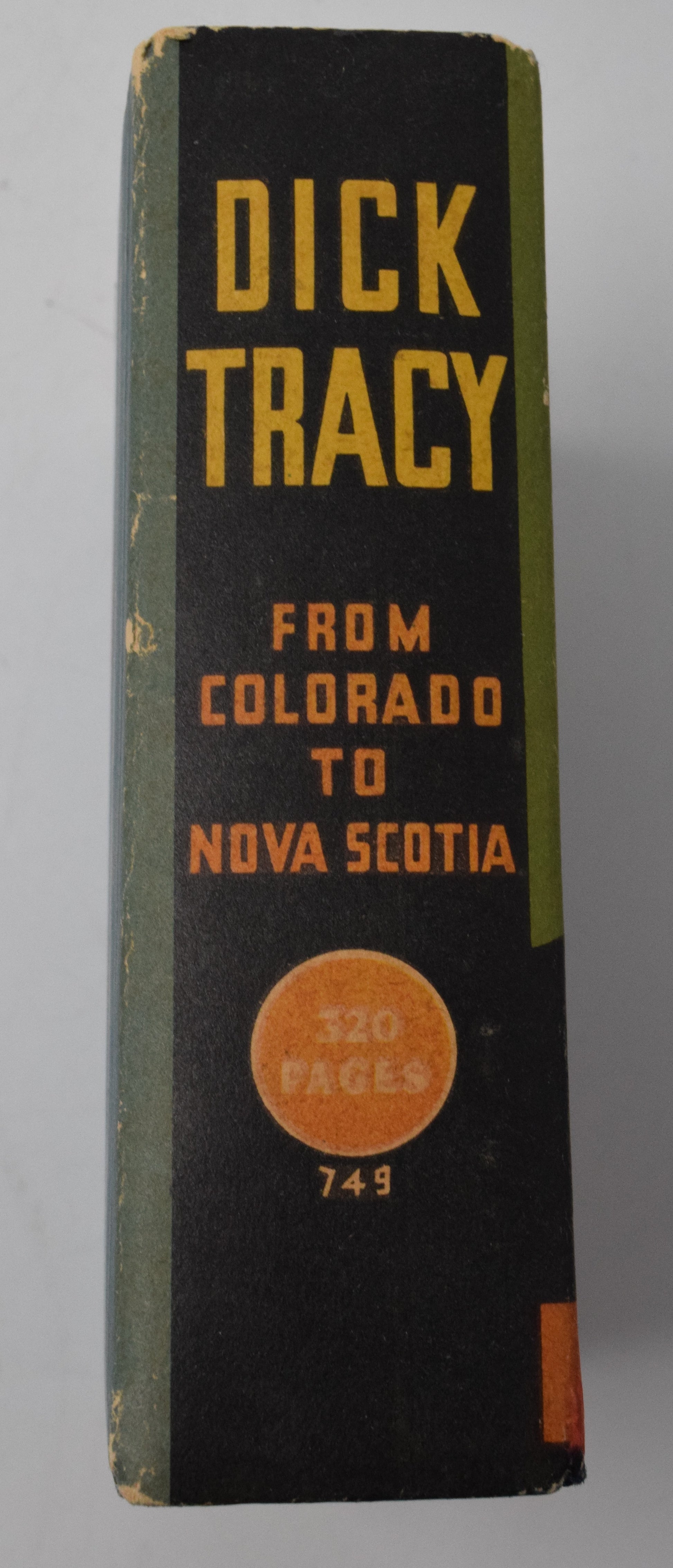 Dick Tracy From Colorado To Nova Scotia 749 Big Little Book Whitman 1933 VF - Golden Apple Comics