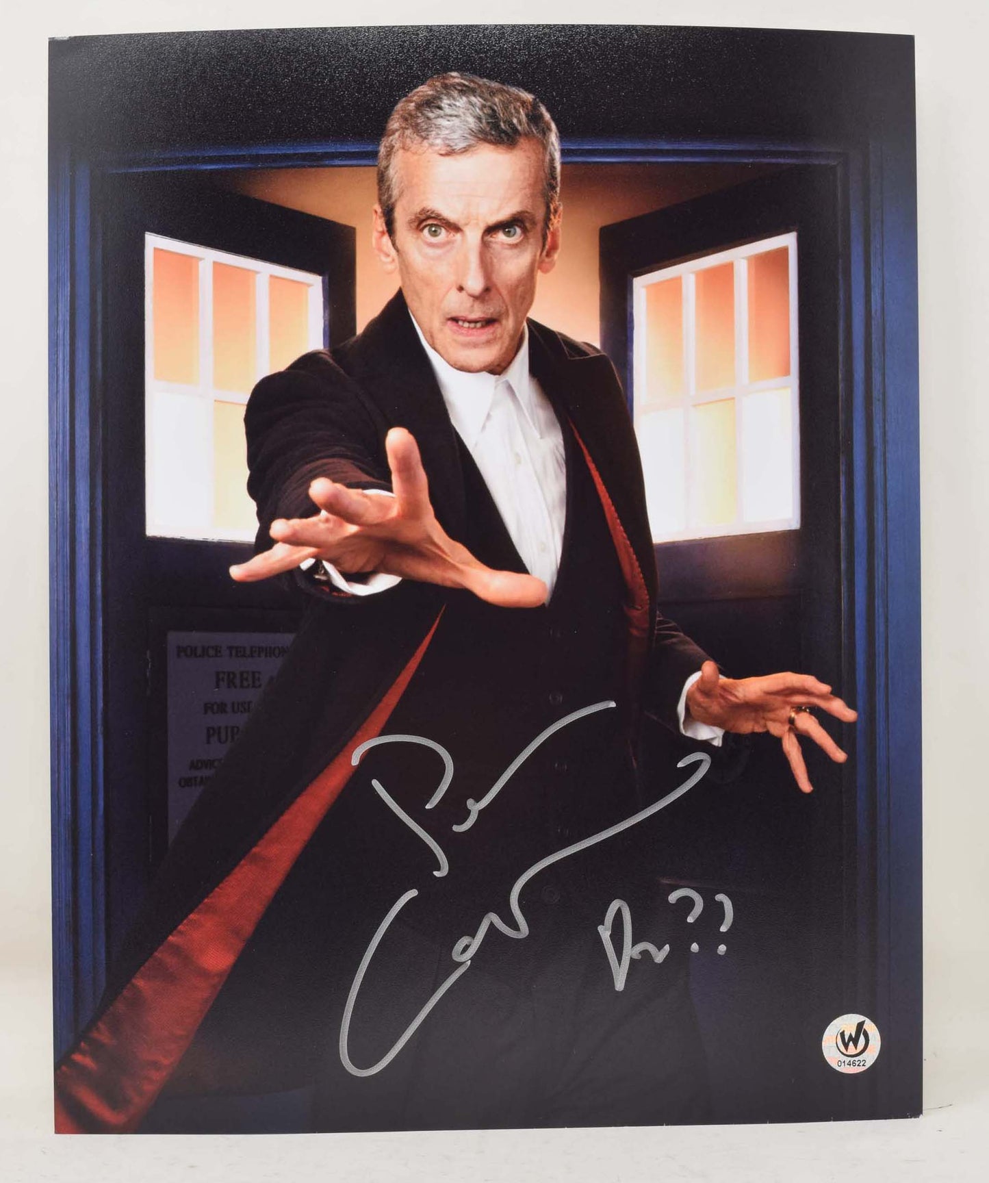 Peter Capaldi Doctor Who Signed 8 x 10 COA