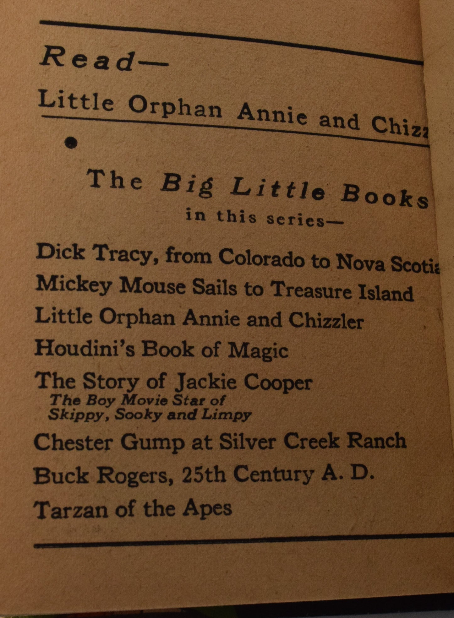 Dick Tracy From Colorado To Nova Scotia 749 Big Little Book Whitman 1933 VF - Golden Apple Comics