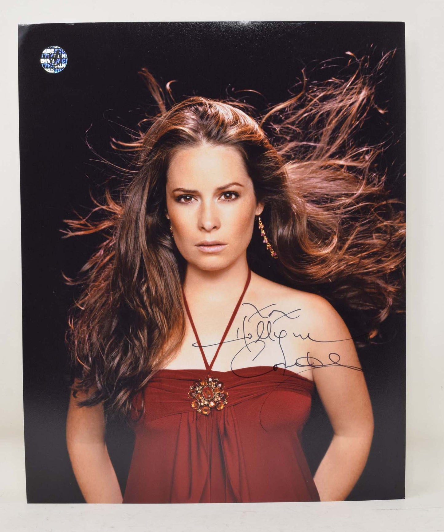 Holly Marie Combs Charmed Piper Halliwell Signed 8 x 10 COA