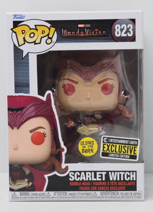 Scarlet Witch Wandavision Marvel Funko Pop 823 Figure Entertainment Earth New