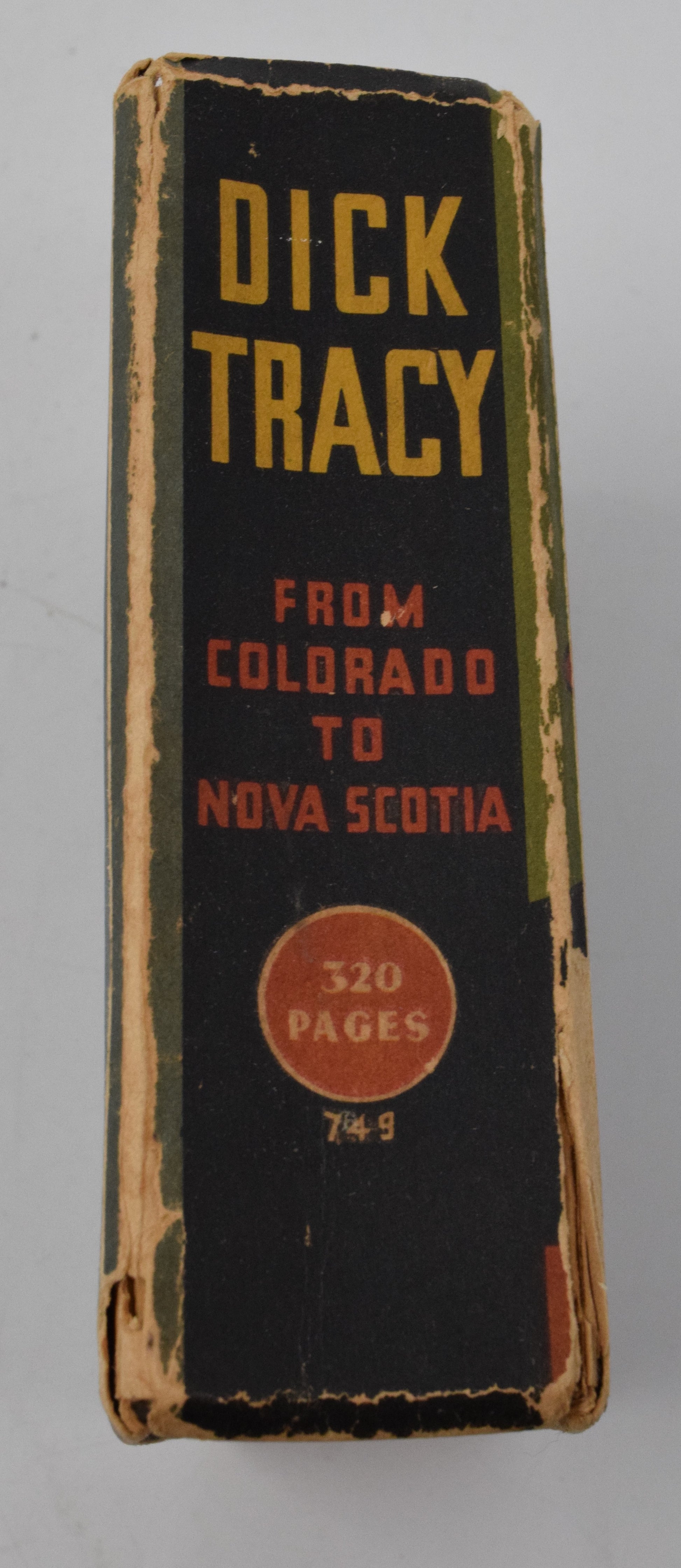 Dick Tracy From Colorado To Nova Scotia 749 Big Little Book Whitman 1933 VG - Golden Apple Comics