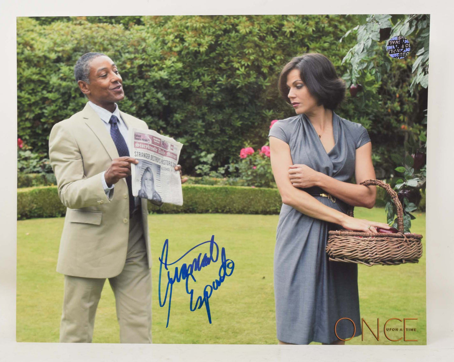 Giancarlo Esposito Once Upon A Time Singed 8 x 10 COA