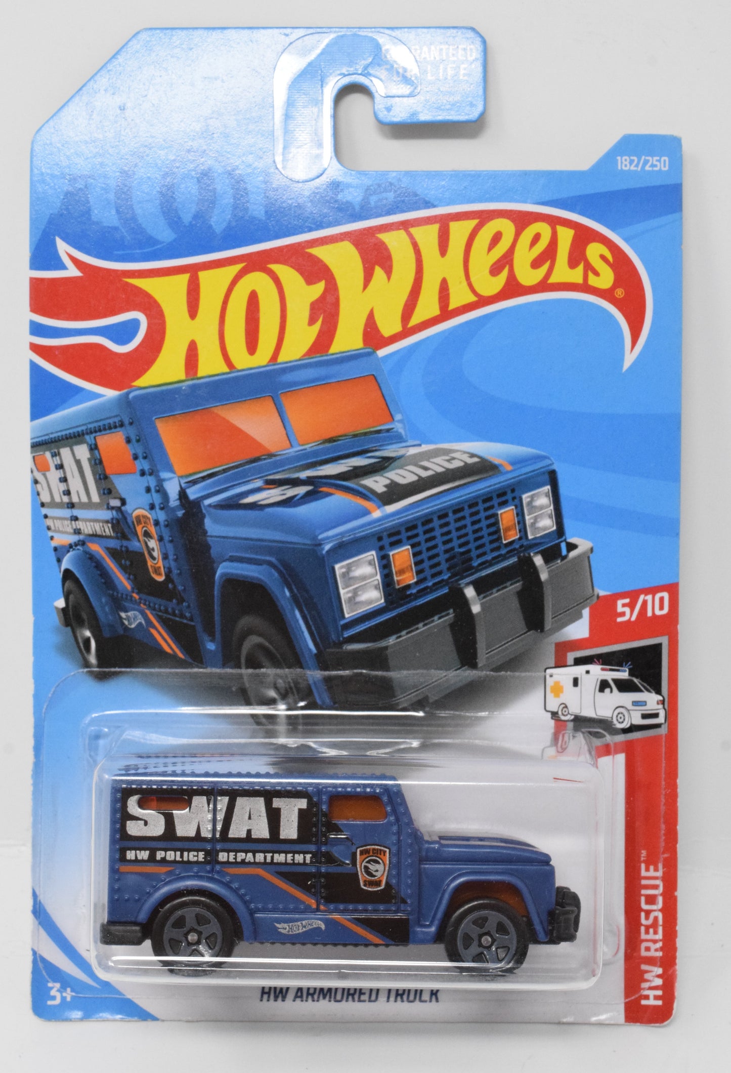 Hot Wheels  HW Armored Swat Truck Diecast Car HW Rescue 5/10 182 New