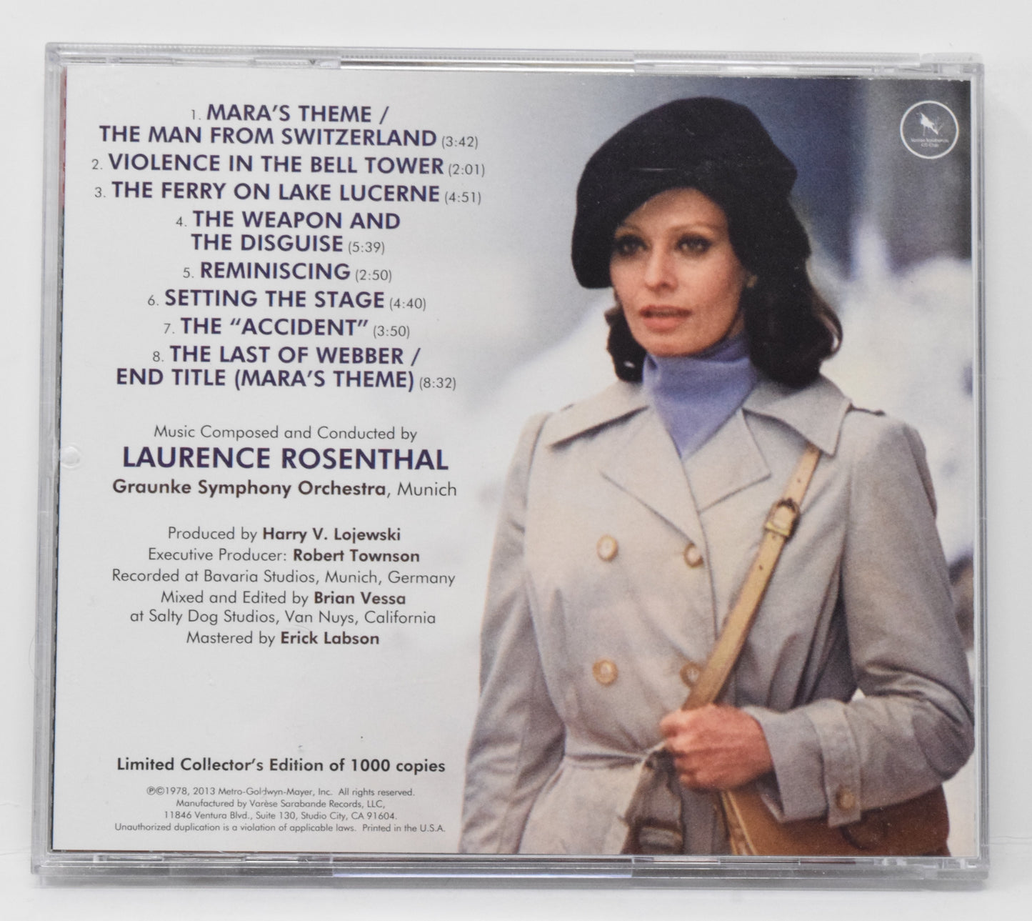 Brass Target Soundtrack CD Laurence Rosenthal LTD 1000