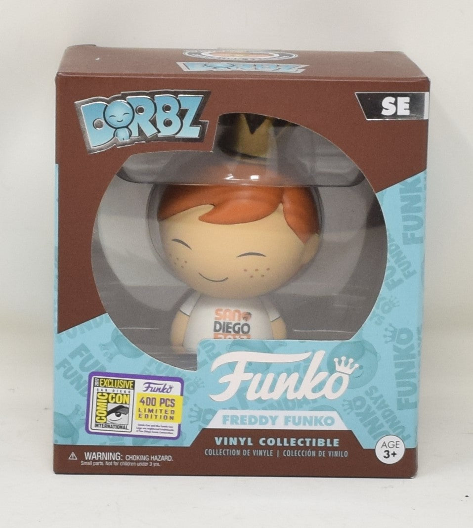 Freddy Funko San Diego White Shirt Crown Dorbz Figure SDCC 2017 NIB