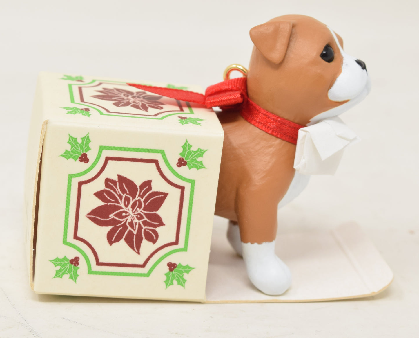 Hallmark Keepsake Ornament Puppy Love Boxer Dog Christmas Tree 2003 NIB