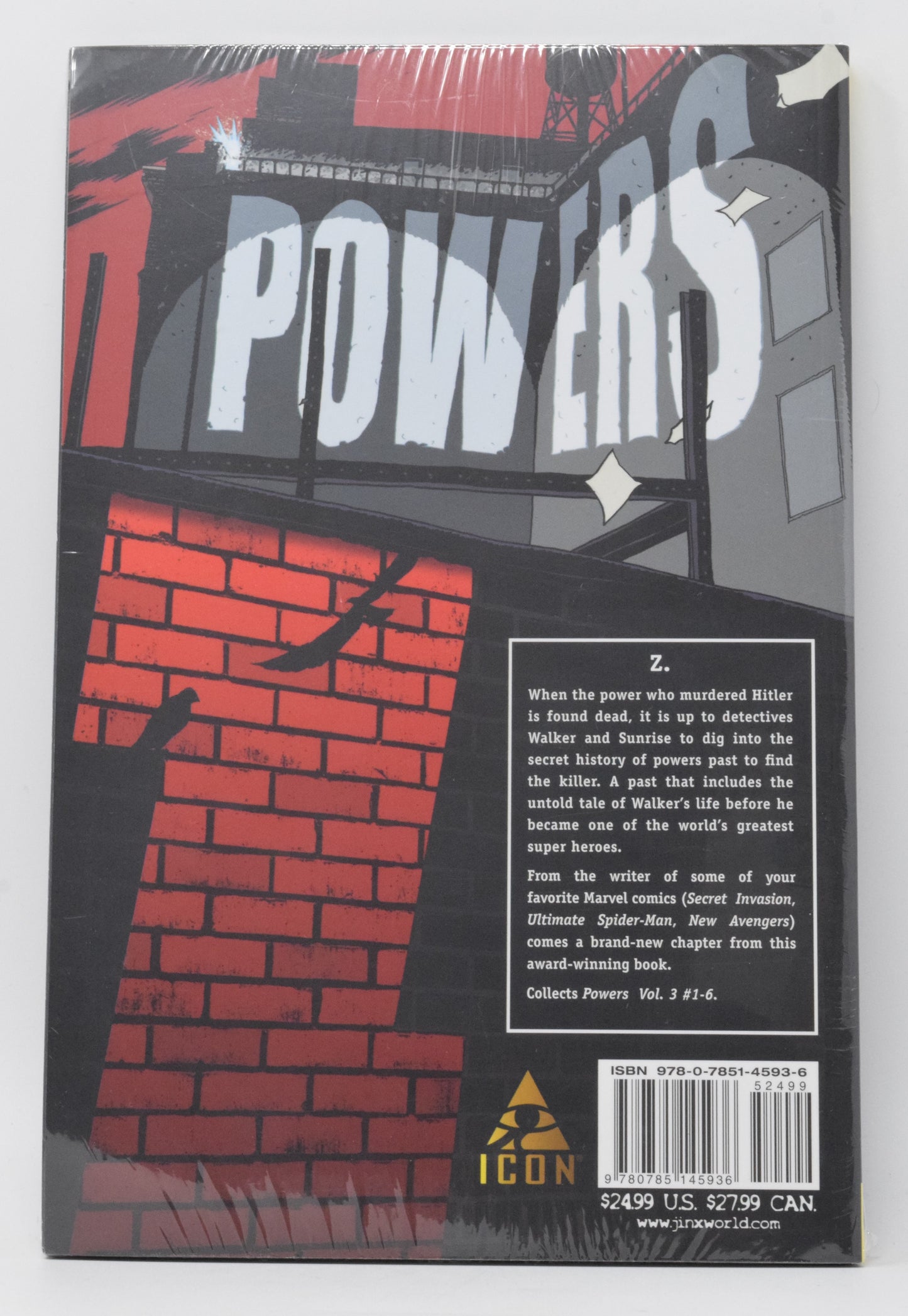 Powers TP Vol 13 Z Marvel Icon 2010 NM Brian Michael Benids 1 - 6 New