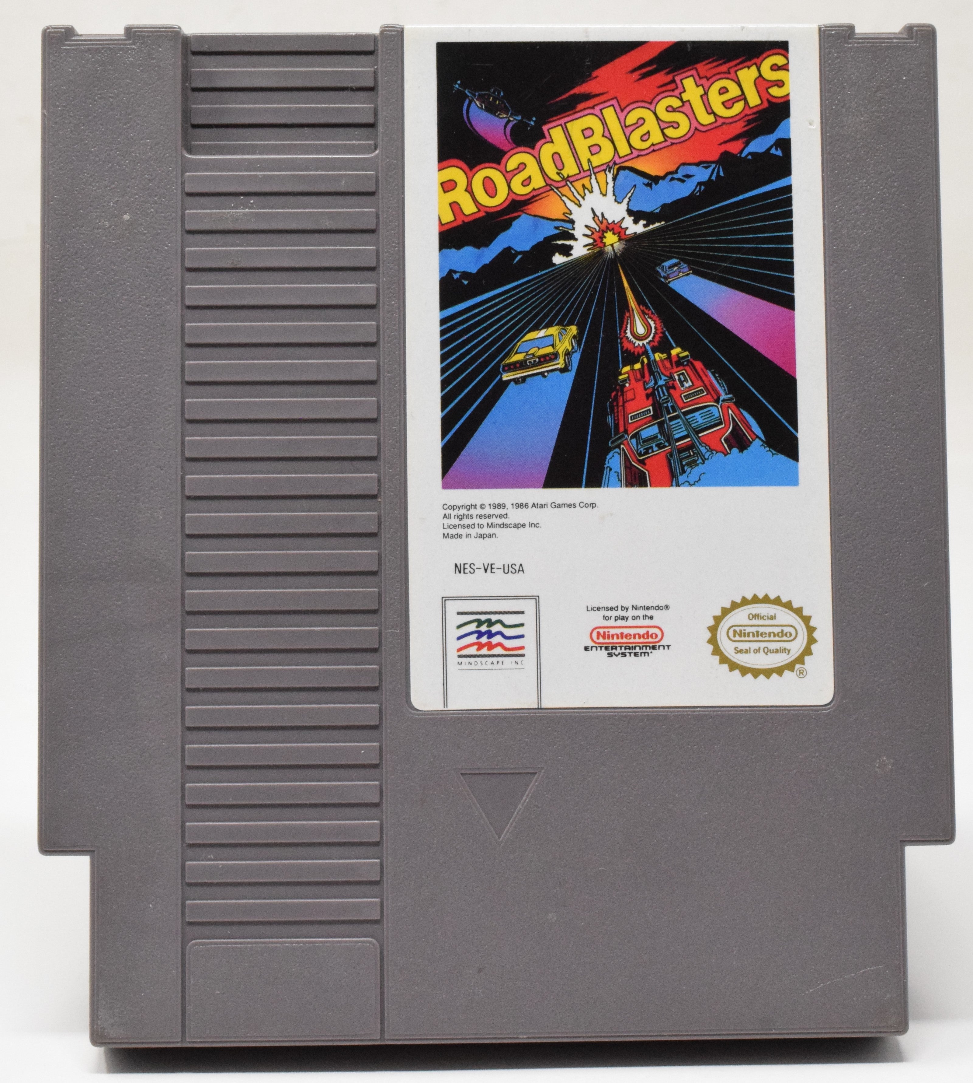 Nes Rainbow Roder Road Nintendo NES Road Blasters Mindscape Video Game Cartridge | Golden ...