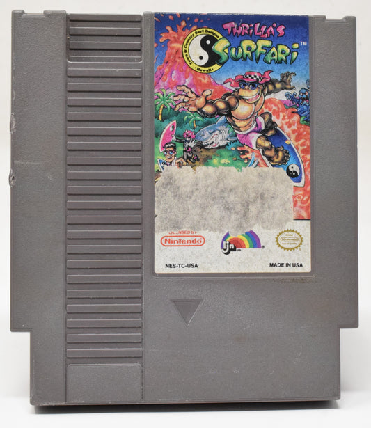 Nintendo NES Thrilla's Surfari Video Game Cartridge