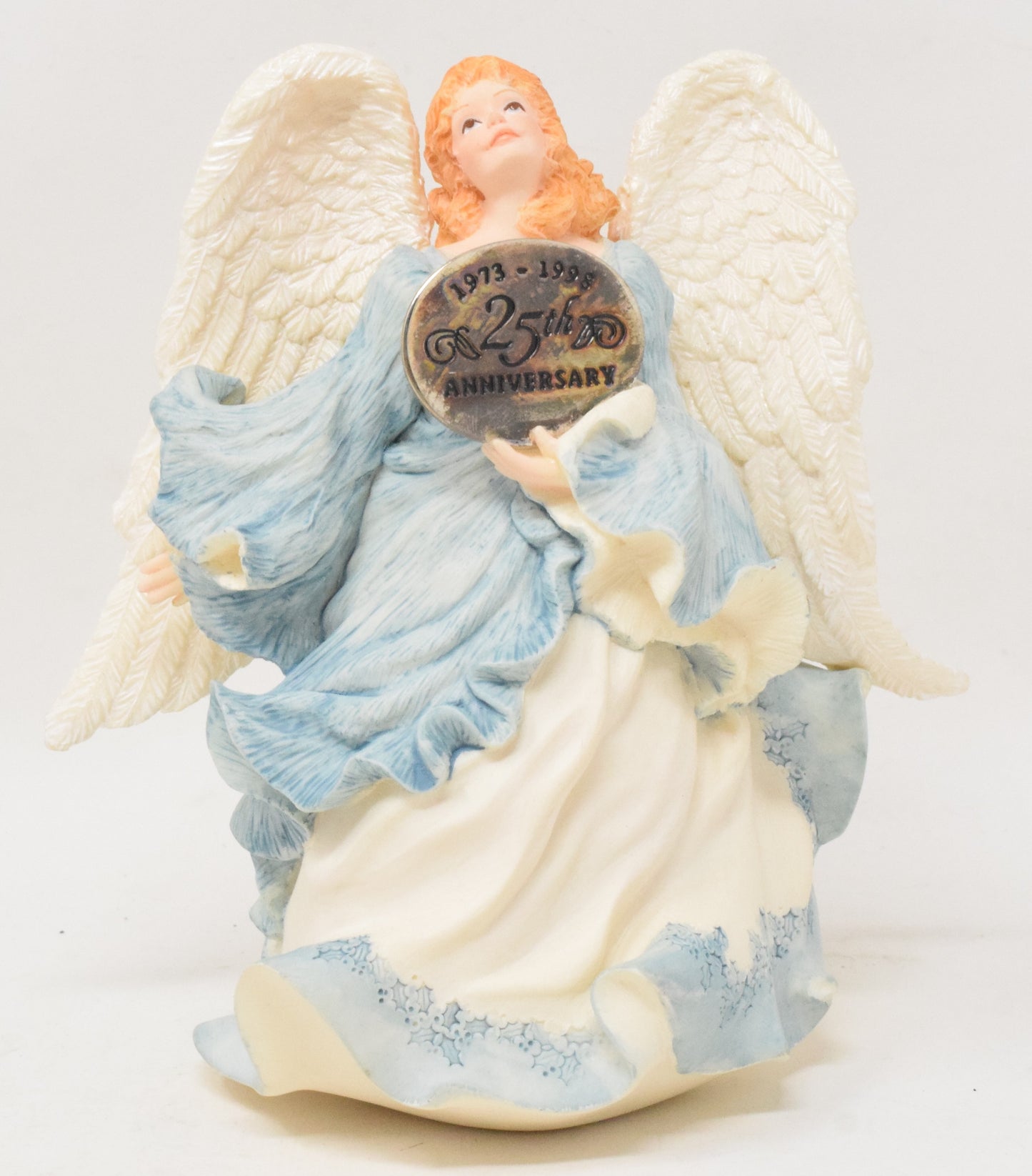 Hallmark Keepsake Joyful Messenger Angel Porcelain Christmas Ornament 1998 NIB