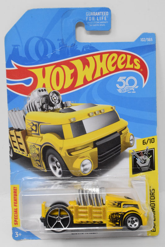 Hot Wheels Crate Racer DieCast Car Special Feature Experimotors 6/10 102 New