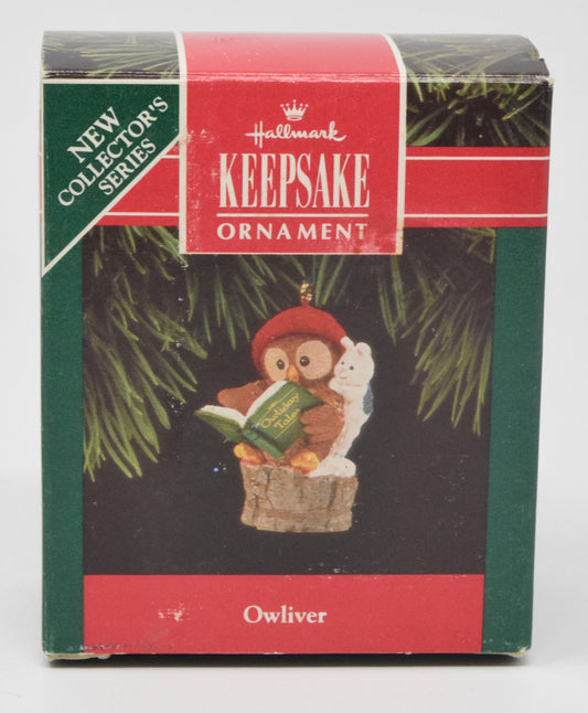 Hallmark Keepsake Owliver Christmas Ornament 1992 NIB