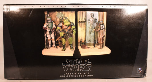 Star Wars Jabba's Palace Bookends Boba Fett Leia Statue PGM Gentle Giant New