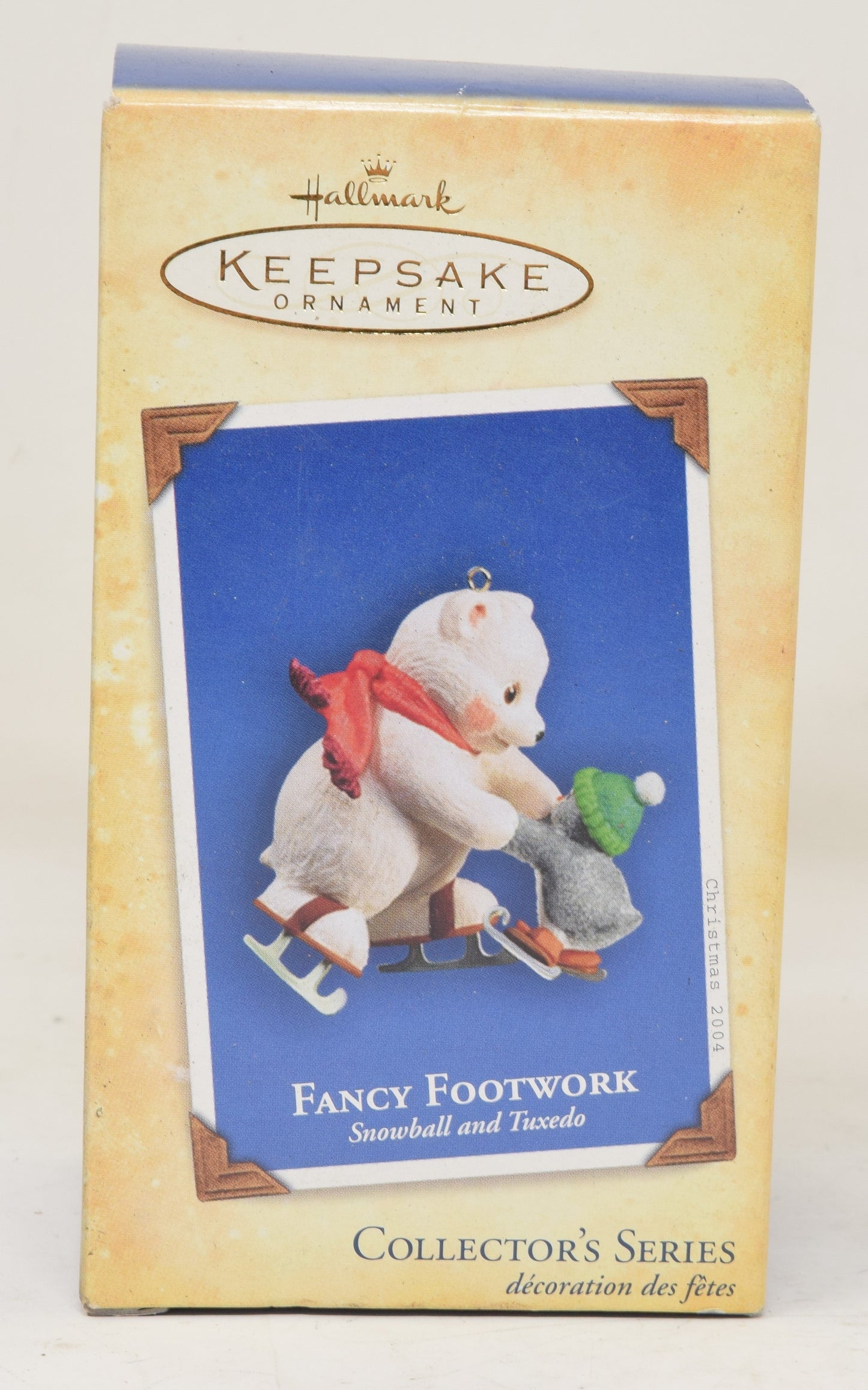 Hallmark Keepsake Ornament Fancy Footwork Snowball Tuxedo Christmas Tree 2004 NIB