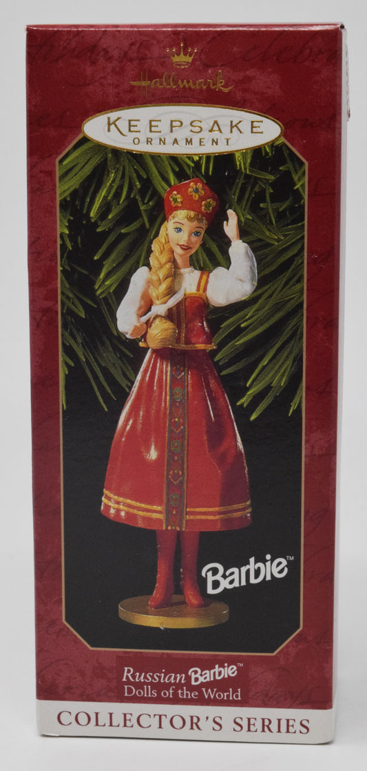 Hallmark Keepsake Russian Barbie Christmas Ornament 1997 NIB