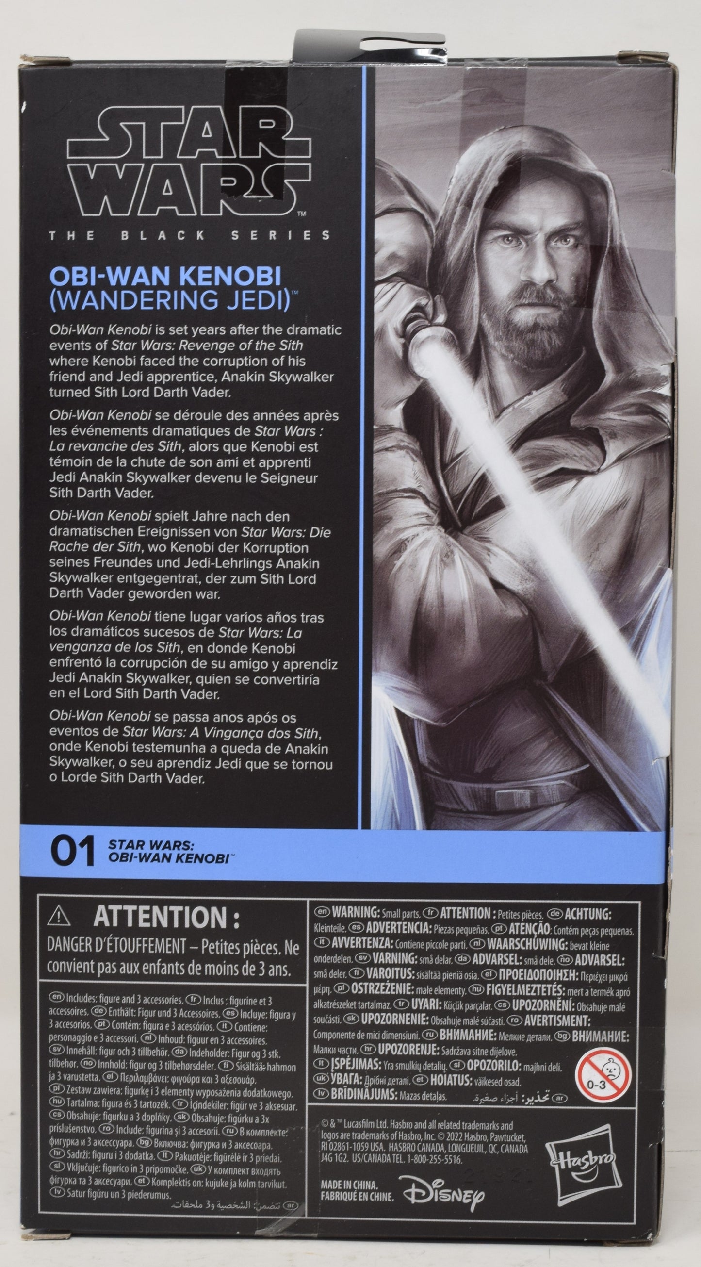 Star Wars Black Series Obi-Wan Kenobi Wandering Jedi Action Figure Hasbro NIB