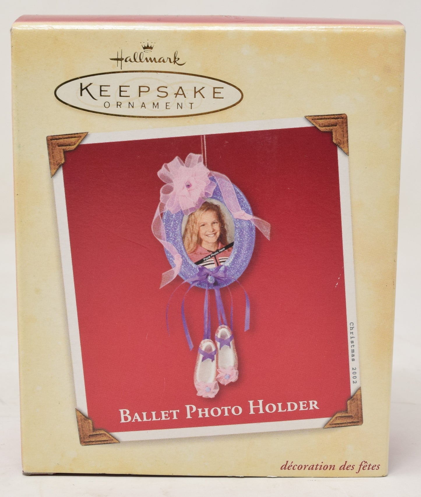 Hallmark Keepsake Ornament Ballet Photo Holder Christmas Tree 2002 NIB