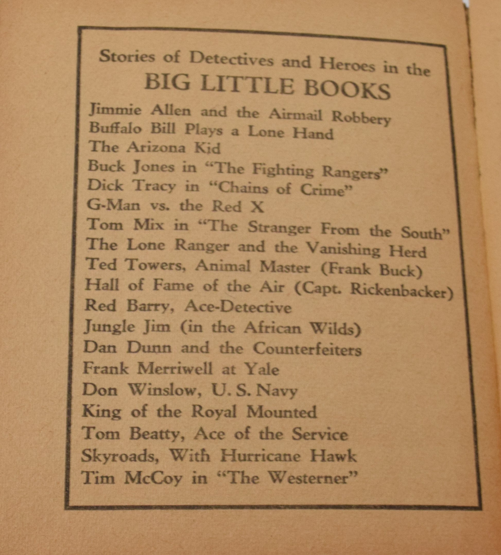 Shooting Sheriffs Of The Wild West Big Little Book Whitman 1936 GD - Golden Apple Comics