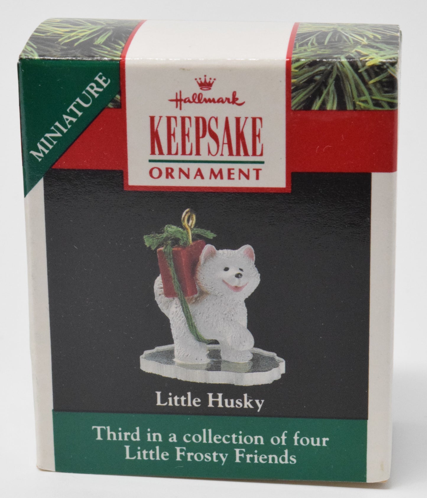 Hallmark Keepsake Little Husky Christmas Ornament 1990 NIB