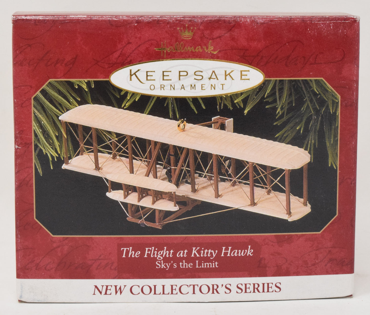 Hallmark Keepsake Flight At Kitty Hawk Airplane Christmas Ornament 1997 NIB