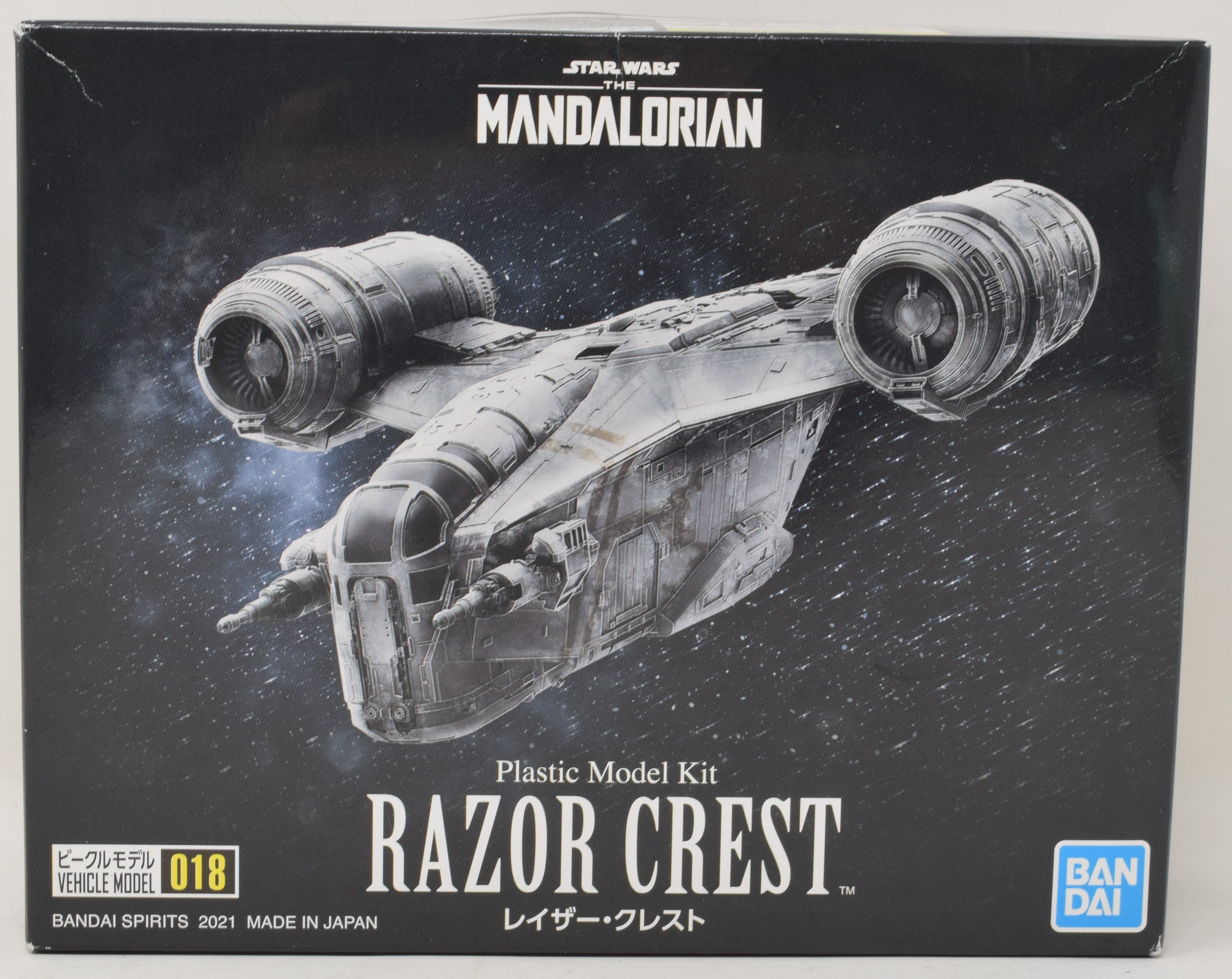 Star Wars Mandalorian Razor Crest 018 Plastic Model Kit Bandai 2021 NI ...