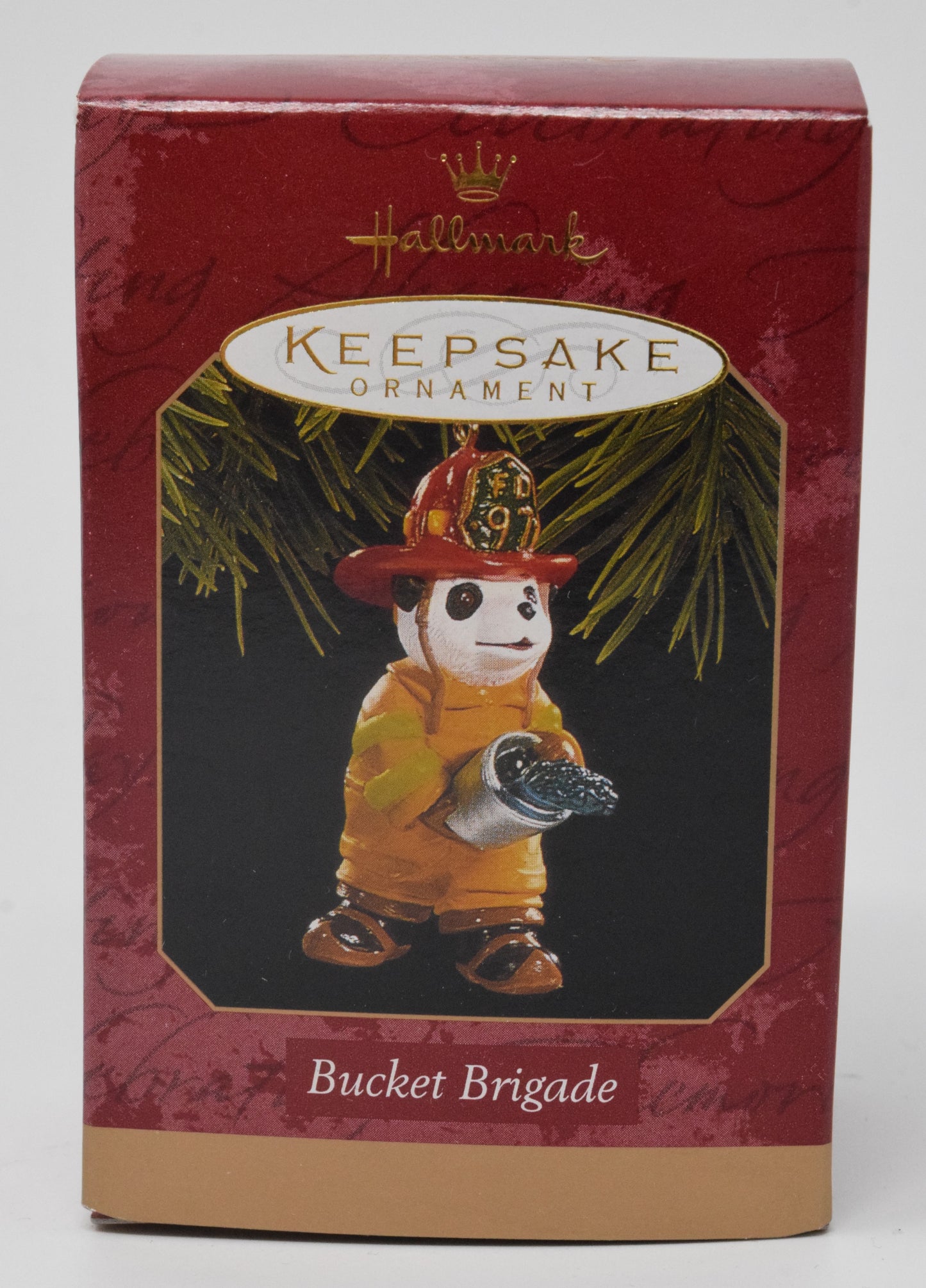 Hallmark Keepsake Bucket Brigade Christmas Ornament 1997 NIB