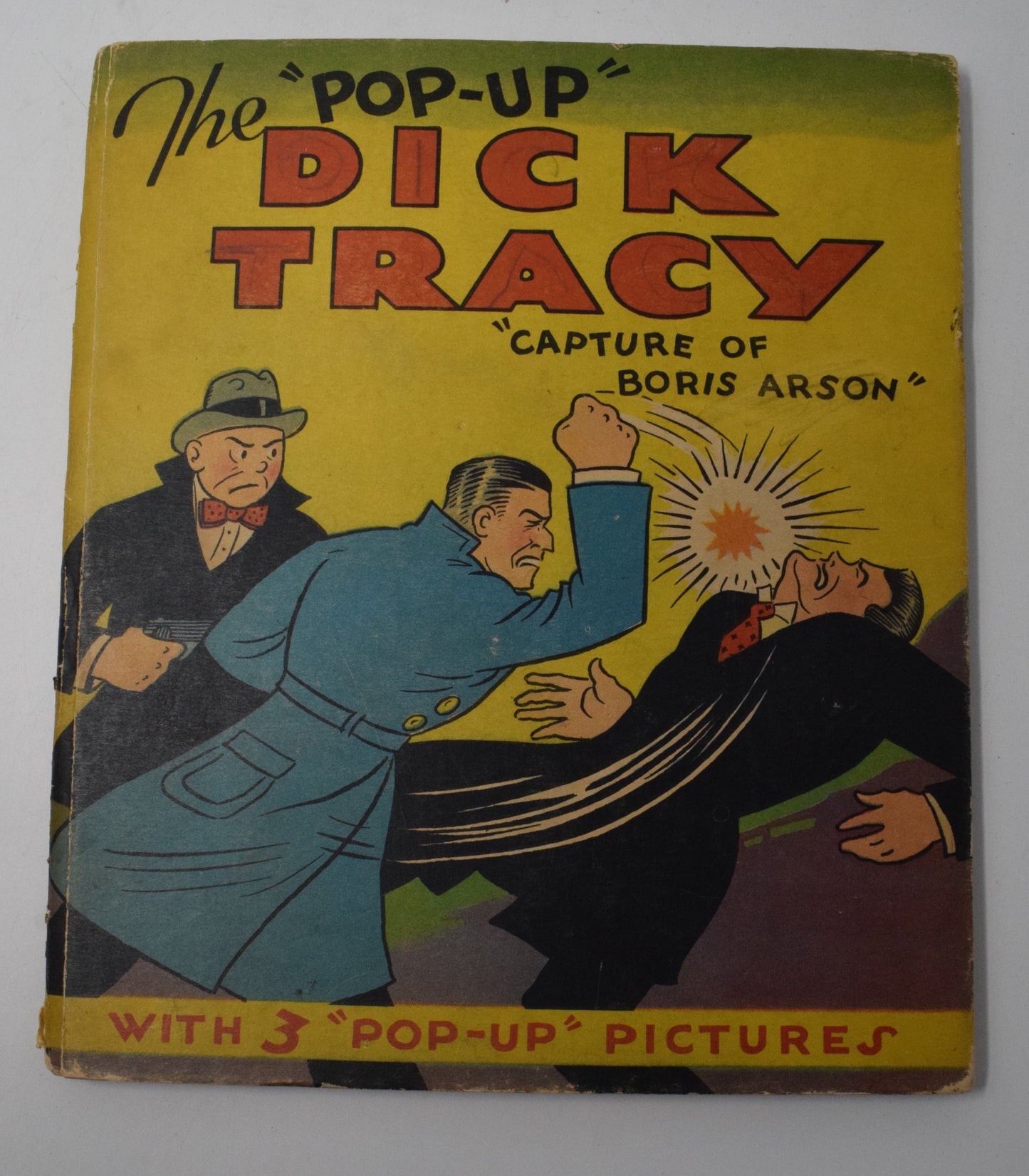 Pop-Up Dick Tracy Capture Of Boris Arson 1935 VG Chester Gould - Golden Apple Comics