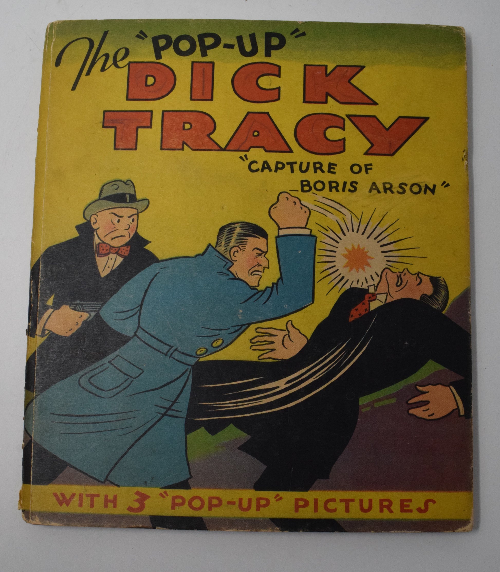 Pop-Up Dick Tracy Capture Of Boris Arson 1935 VG Chester Gould - Golden Apple Comics
