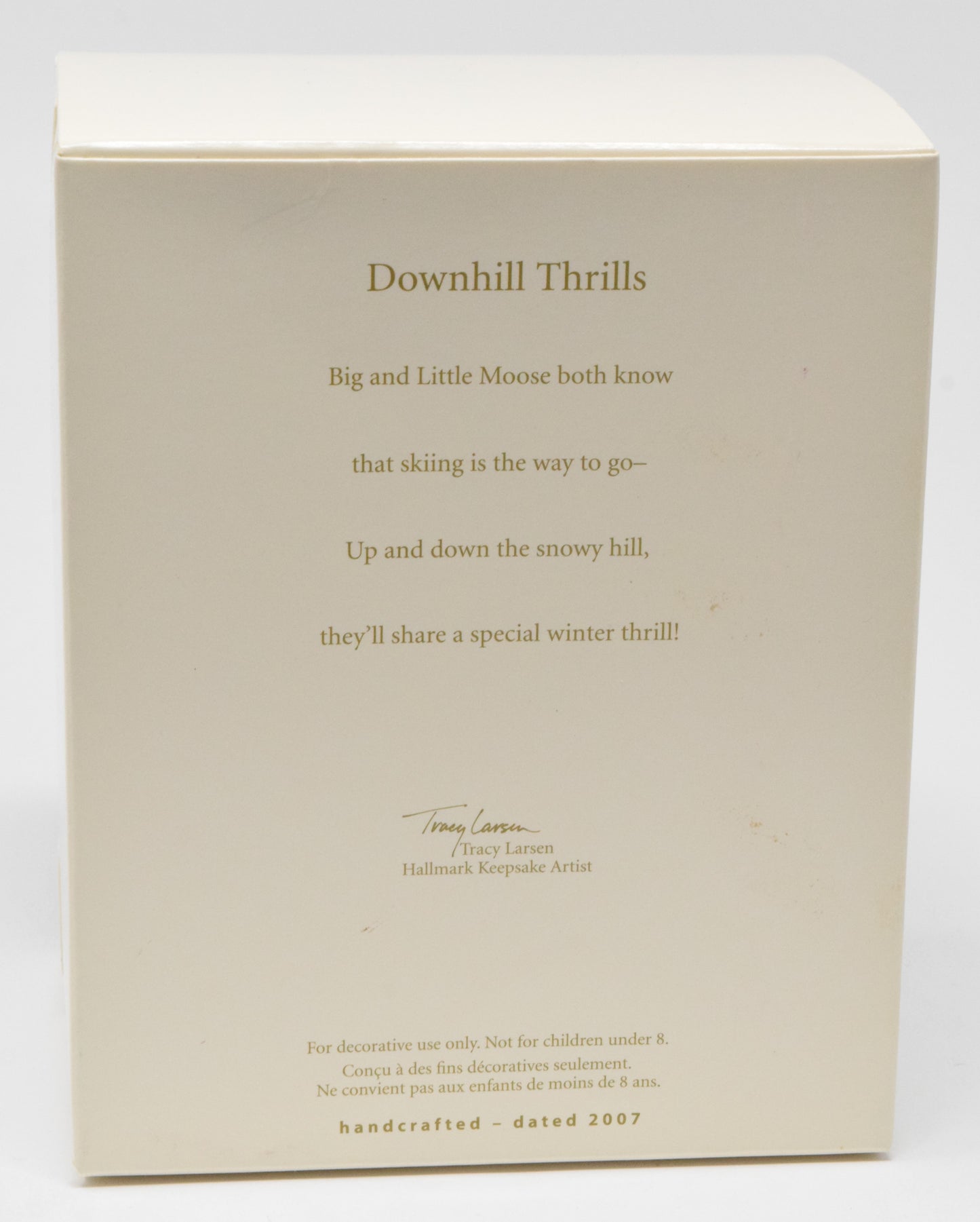 Hallmark Keepsake Downhill Thrills Christmas Ornament 2007 NIB