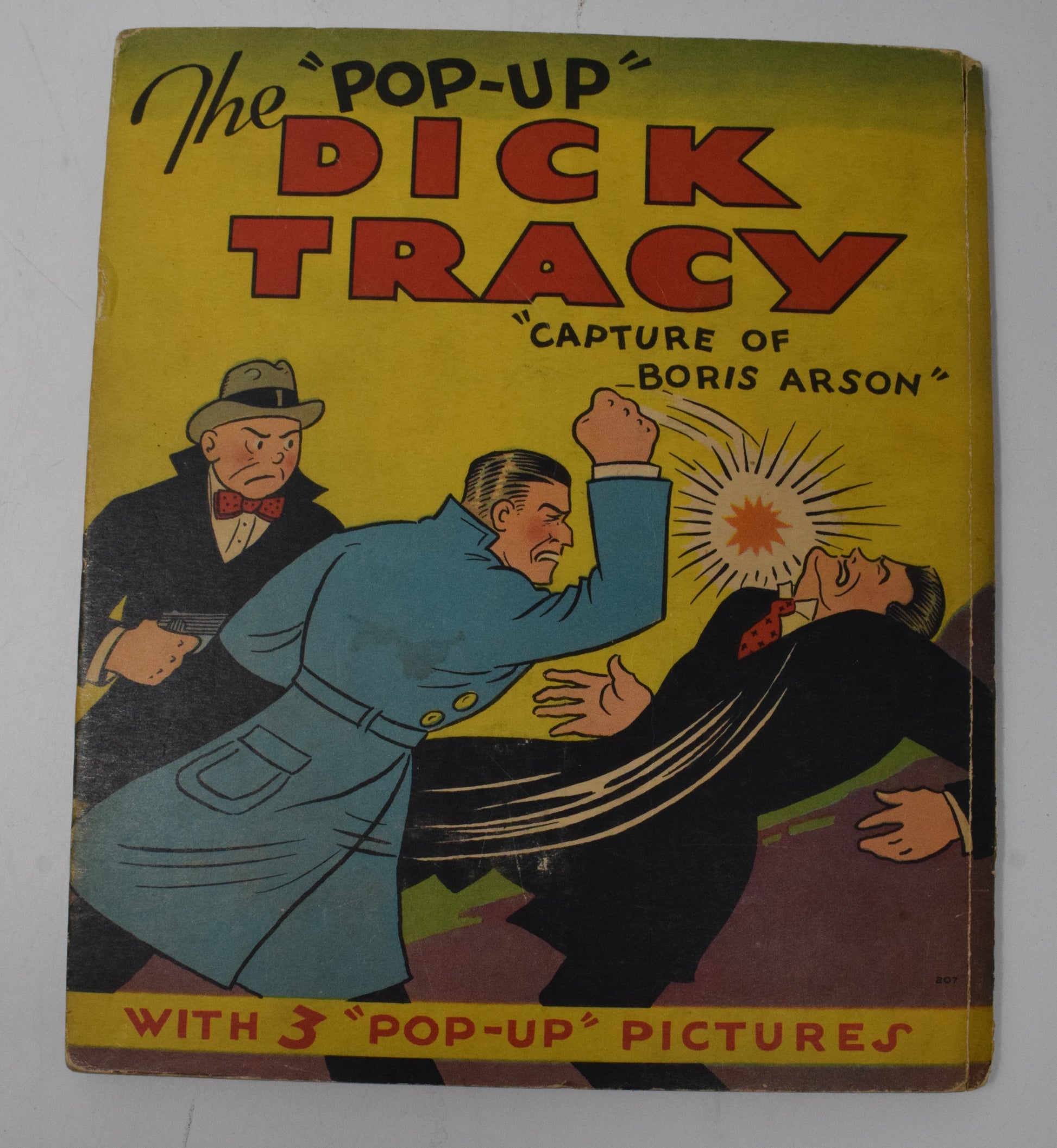 Pop-Up Dick Tracy Capture Of Boris Arson 1935 VG Chester Gould - Golden Apple Comics