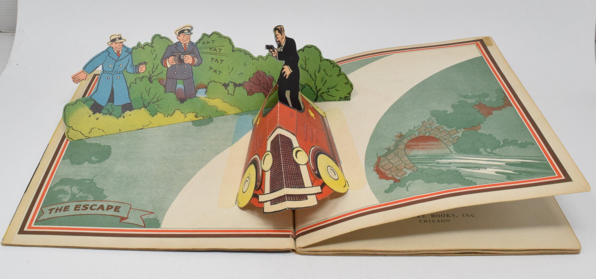 Pop-Up Dick Tracy Capture Of Boris Arson 1935 VG Chester Gould - Golden Apple Comics