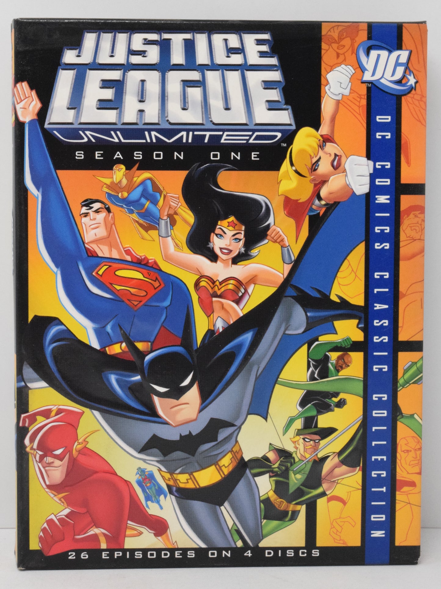 Justice League Unlimted Season One DVD 2G Episodes on 4 Discs