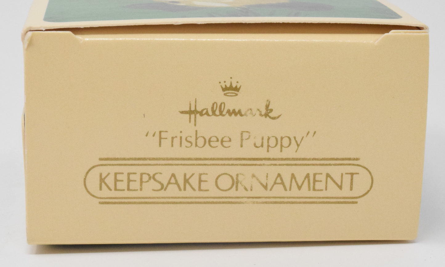 Hallmark Keepsake Frisbee Puppy Christmas Ornament 1984 NIB