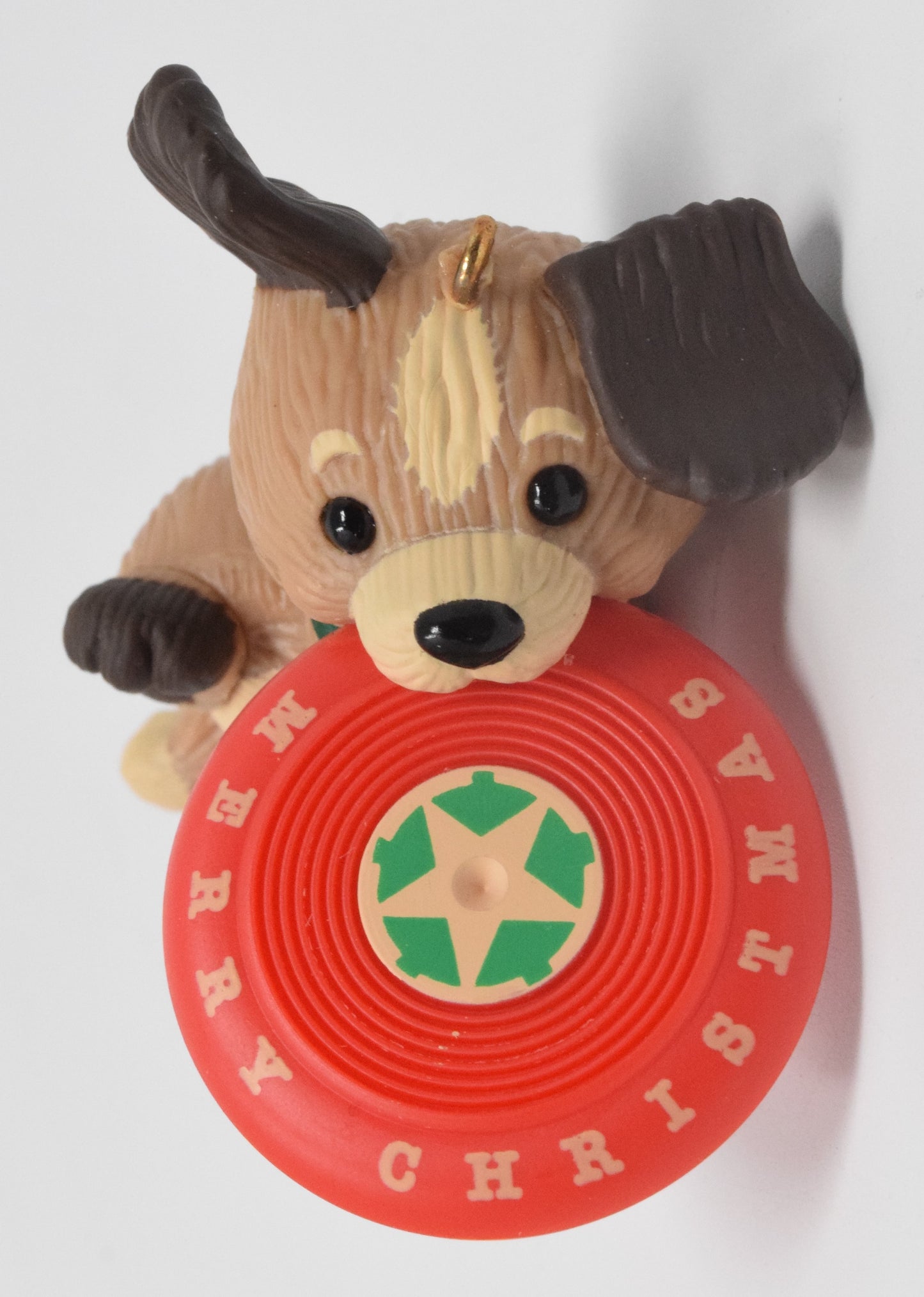 Hallmark Keepsake Frisbee Puppy Christmas Ornament 1984 NIB