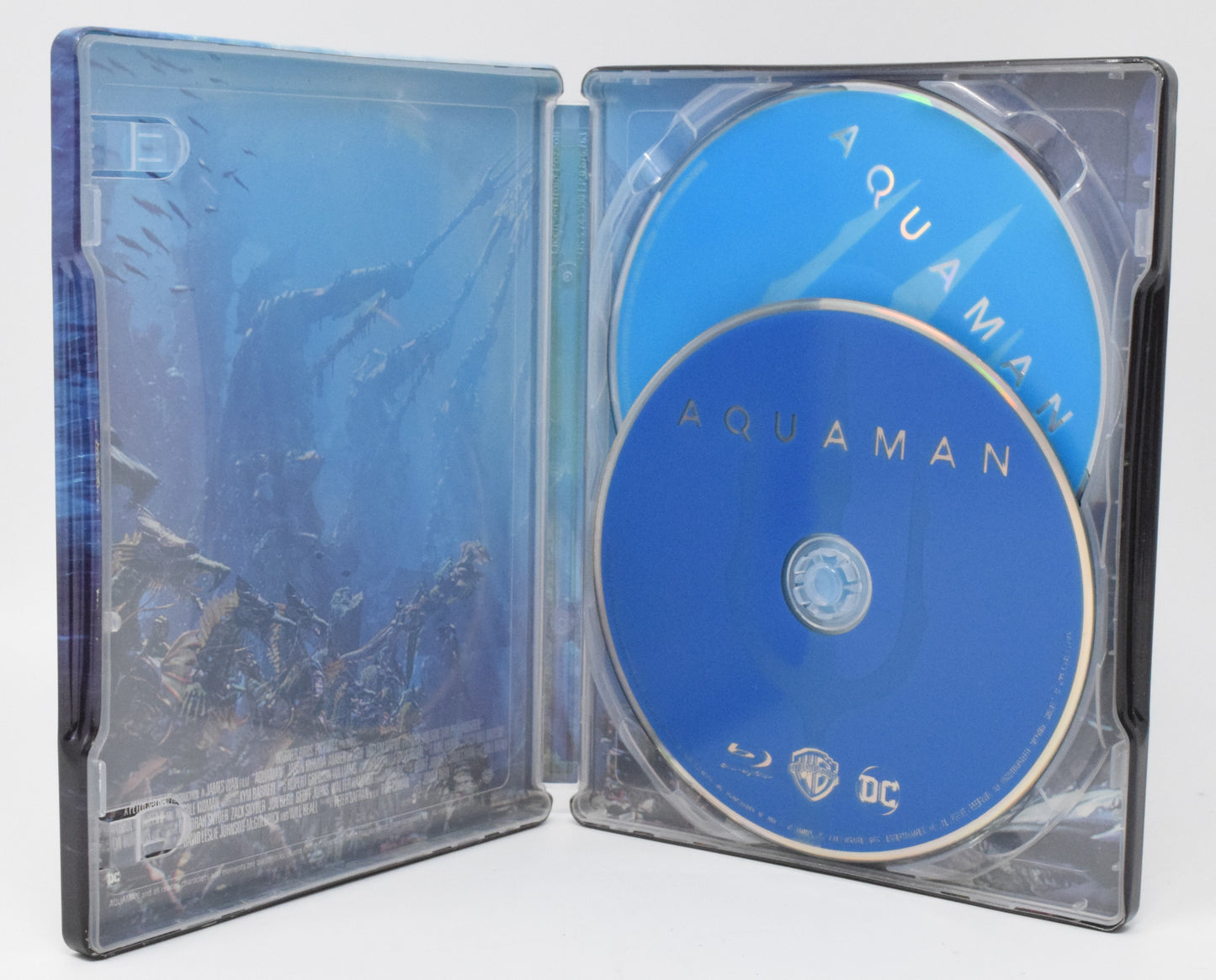 Aquaman Movie DVD Blu-Ray Steelbook