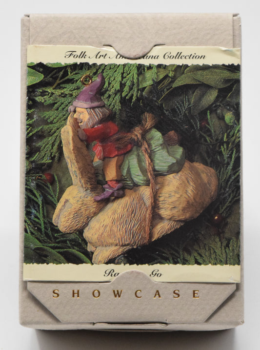 Hallmark Keepsake Rarin To Go Christmas Ornament 1994 NIB