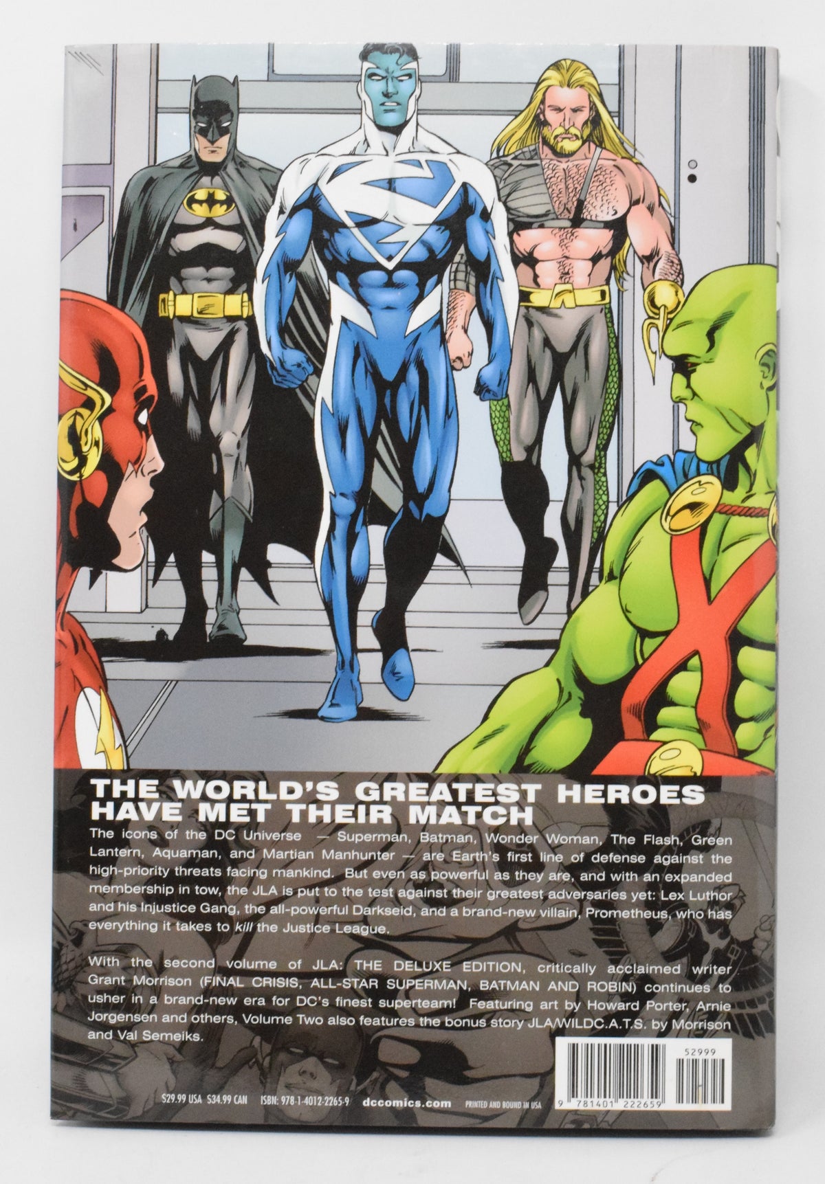 JLA 2 Deluxe HC DC 2009 NM- 9.2 Grant Morrison