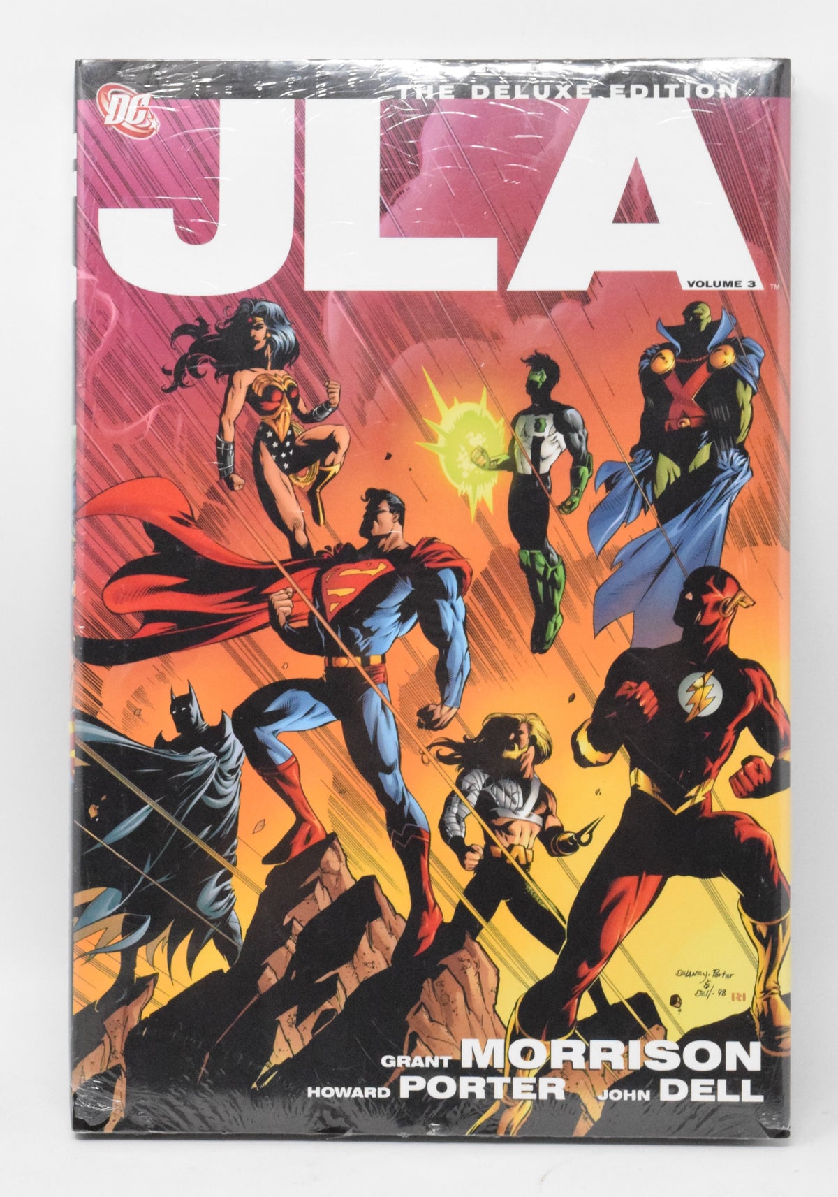 JLA 3 Deluxe HC DC 2012 NM Sealed Grant Morrison