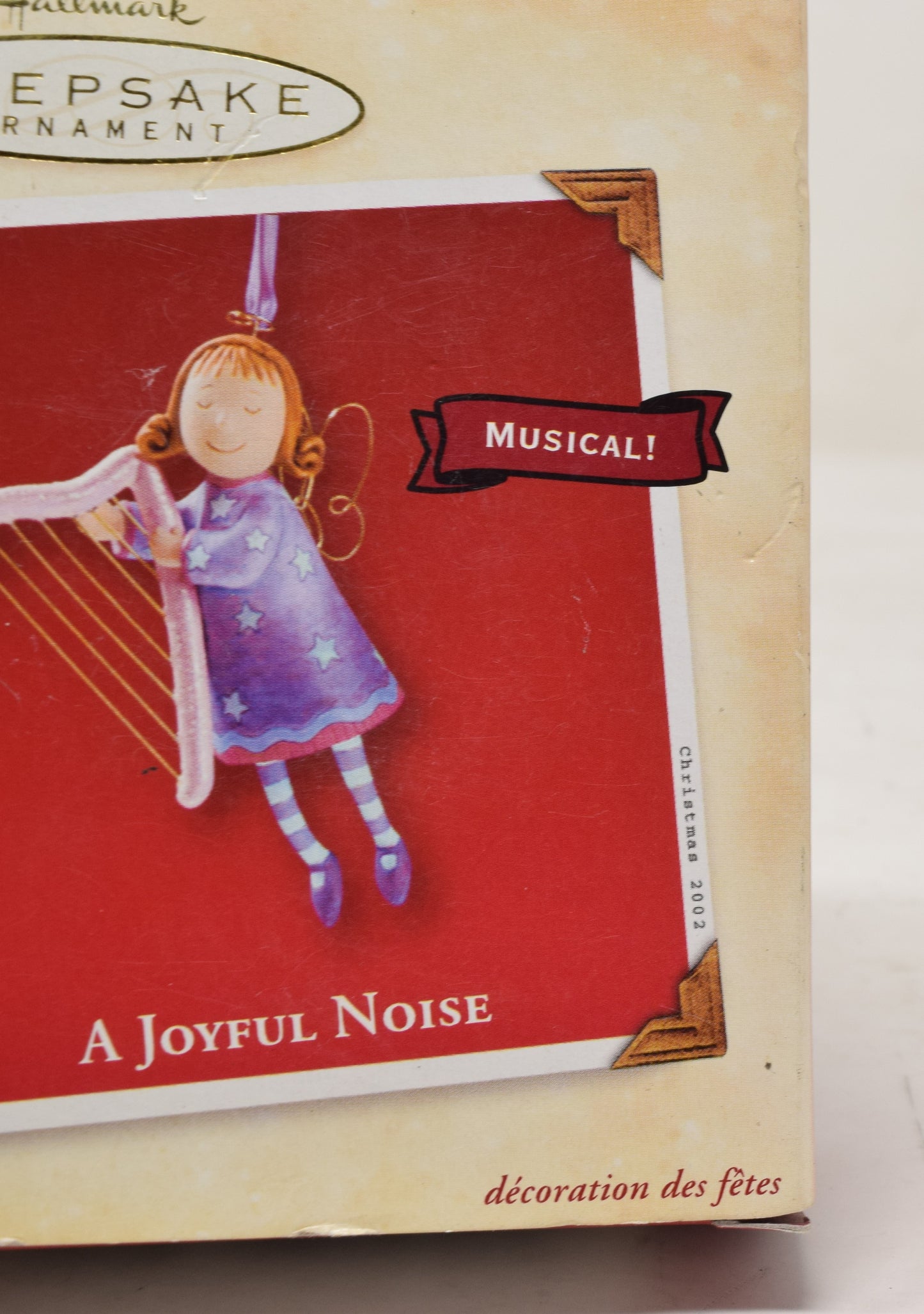 Hallmark Keepsake Ornament A Joyful Noise Harp Christmas Tree 2003 NIB