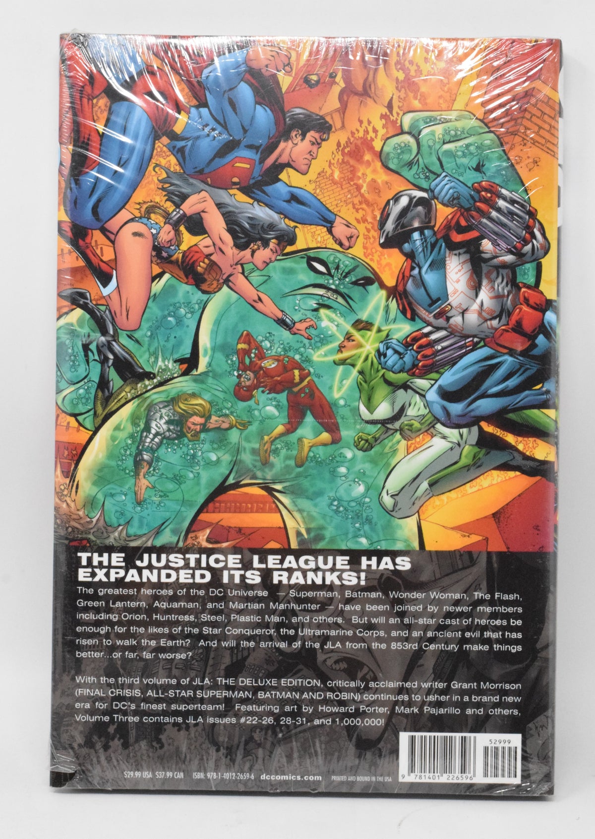 JLA 3 Deluxe HC DC 2012 NM Sealed Grant Morrison