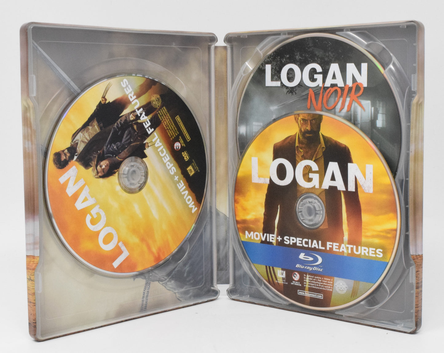 Wolverine Logan Movie DVD Blu-Ray Steelbook 3 Disc Noir X-Men