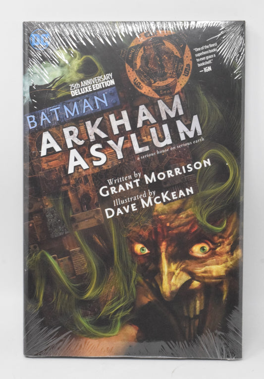Batman Arkham Asylum 25th Ann Deluxe HC DC 2014 NM Sealed