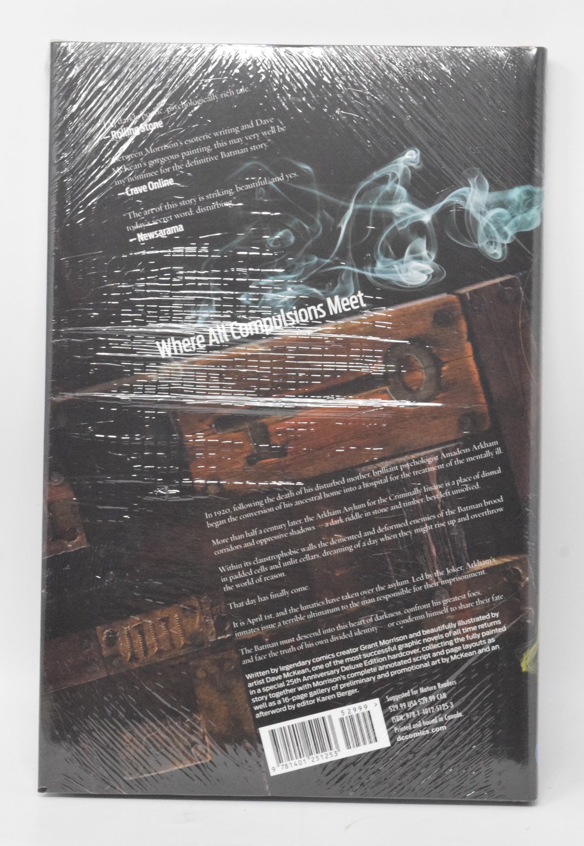 Batman Arkham Asylum 25th Ann Deluxe HC DC 2014 NM Sealed